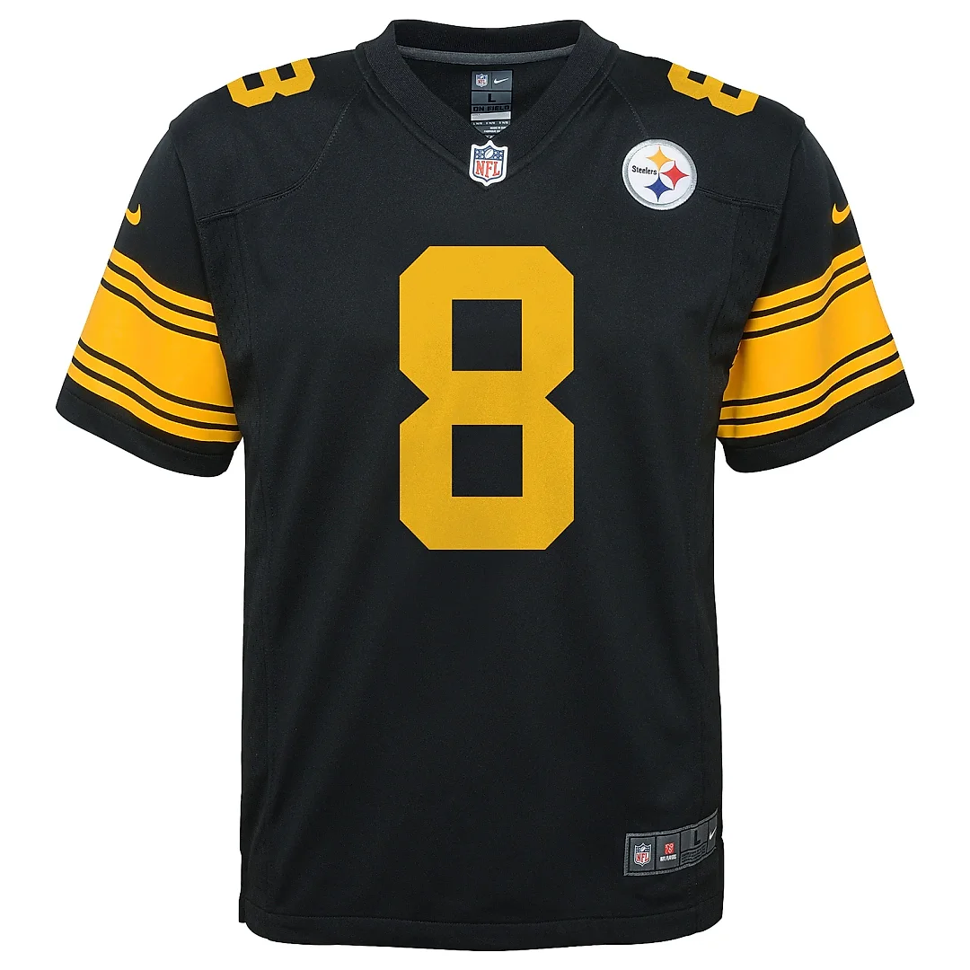 Zennovawear Youth Pittsburgh Steelers Kenny Pickett Black Game Jersey