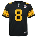 Zennovawear Youth Pittsburgh Steelers Kenny Pickett Black Game Jersey