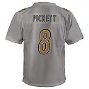 Zennovawear Youth Pittsburgh Steelers Kenny Pickett Gray Atmosphere Game Jersey