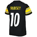 Zennovawear Youth Pittsburgh Steelers Mitchell Trubisky Black Game Jersey