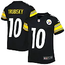 Zennovawear Youth Pittsburgh Steelers Mitchell Trubisky Black Game Jersey