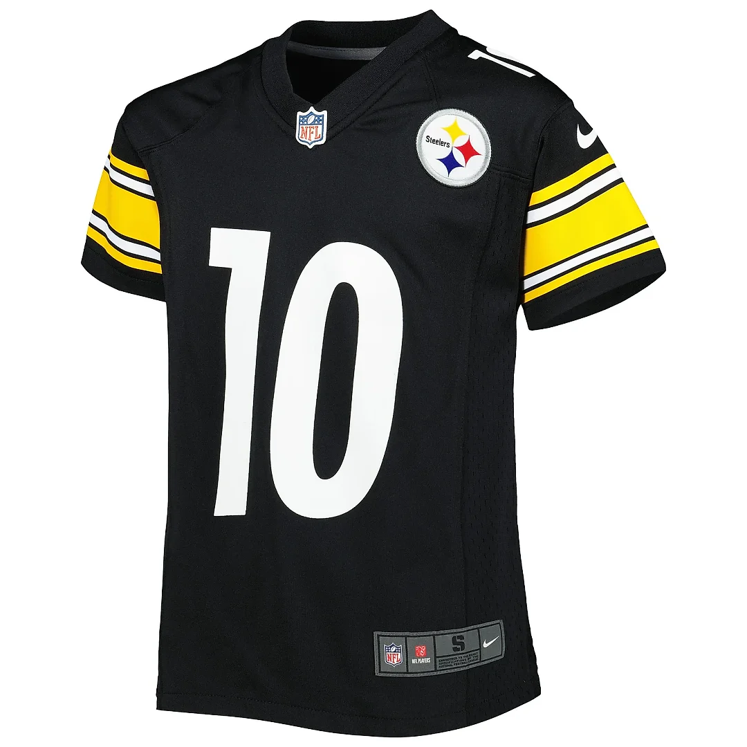 Zennovawear Youth Pittsburgh Steelers Mitchell Trubisky Black Game Jersey