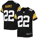 Zennovawear Youth Pittsburgh Steelers Najee Harris Black Game Jersey