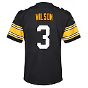 Zennovawear Youth Pittsburgh Steelers Russell Wilson Black Alternate Player Game Jersey