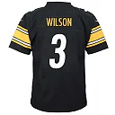 Zennovawear Youth Pittsburgh Steelers Russell Wilson Black Team Player Game Jersey