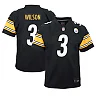 Zennovawear Youth Pittsburgh Steelers Russell Wilson Black Team Player Game Jersey