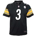 Zennovawear Youth Pittsburgh Steelers Russell Wilson Black Team Player Game Jersey
