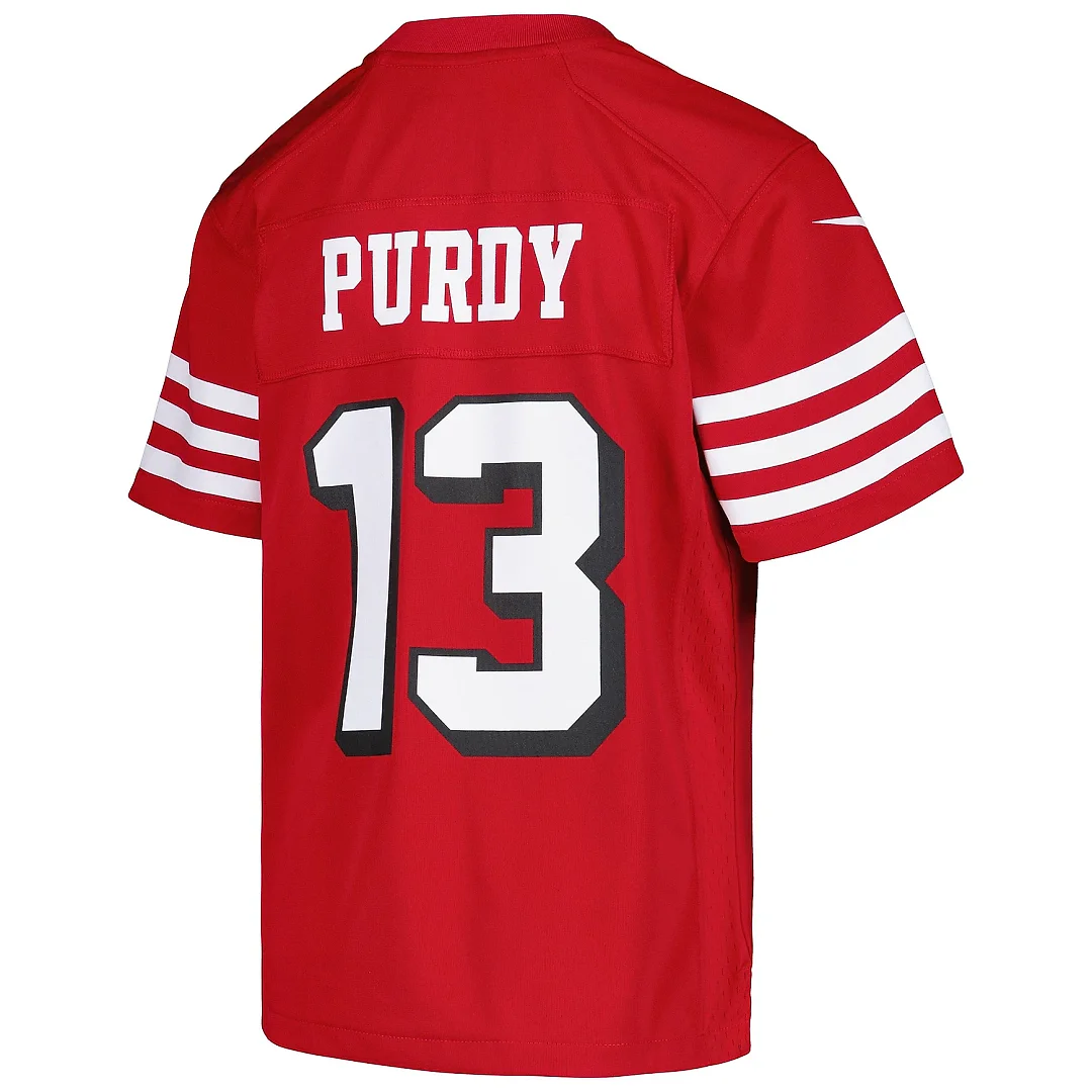 Zennovawear Youth San Francisco 49ers Brock Purdy Scarlet Game Jersey