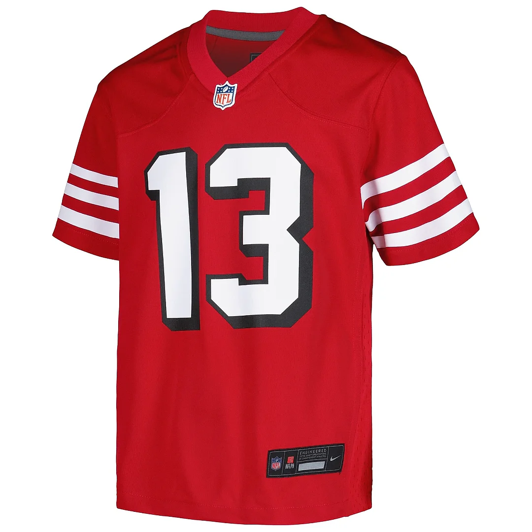 Zennovawear Youth San Francisco 49ers Brock Purdy Scarlet Game Jersey