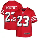 Zennovawear Youth San Francisco 49ers Christian McCaffrey Scarlet Game Jersey