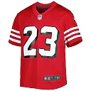Zennovawear Youth San Francisco 49ers Christian McCaffrey Scarlet Game Jersey