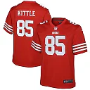 Zennovawear Youth San Francisco 49ers George Kittle Scarlet Game Jersey