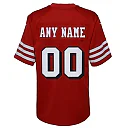 Zennovawear Youth San Francisco 49ers Scarlet Alternate Custom Game Jersey