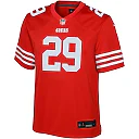 Zennovawear Youth San Francisco 49ers Talanoa Hufanga Scarlet Game Jersey