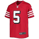 Zennovawear Youth San Francisco 49ers Trey Lance Scarlet Game Jersey
