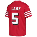 Zennovawear Youth San Francisco 49ers Trey Lance Scarlet Game Jersey