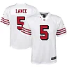 Zennovawear Youth San Francisco 49ers Trey Lance White Game Jersey