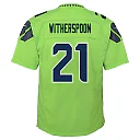 Zennovawear Youth Seattle Seahawks Devon Witherspoon Neon Green Alternate Player Game Jersey