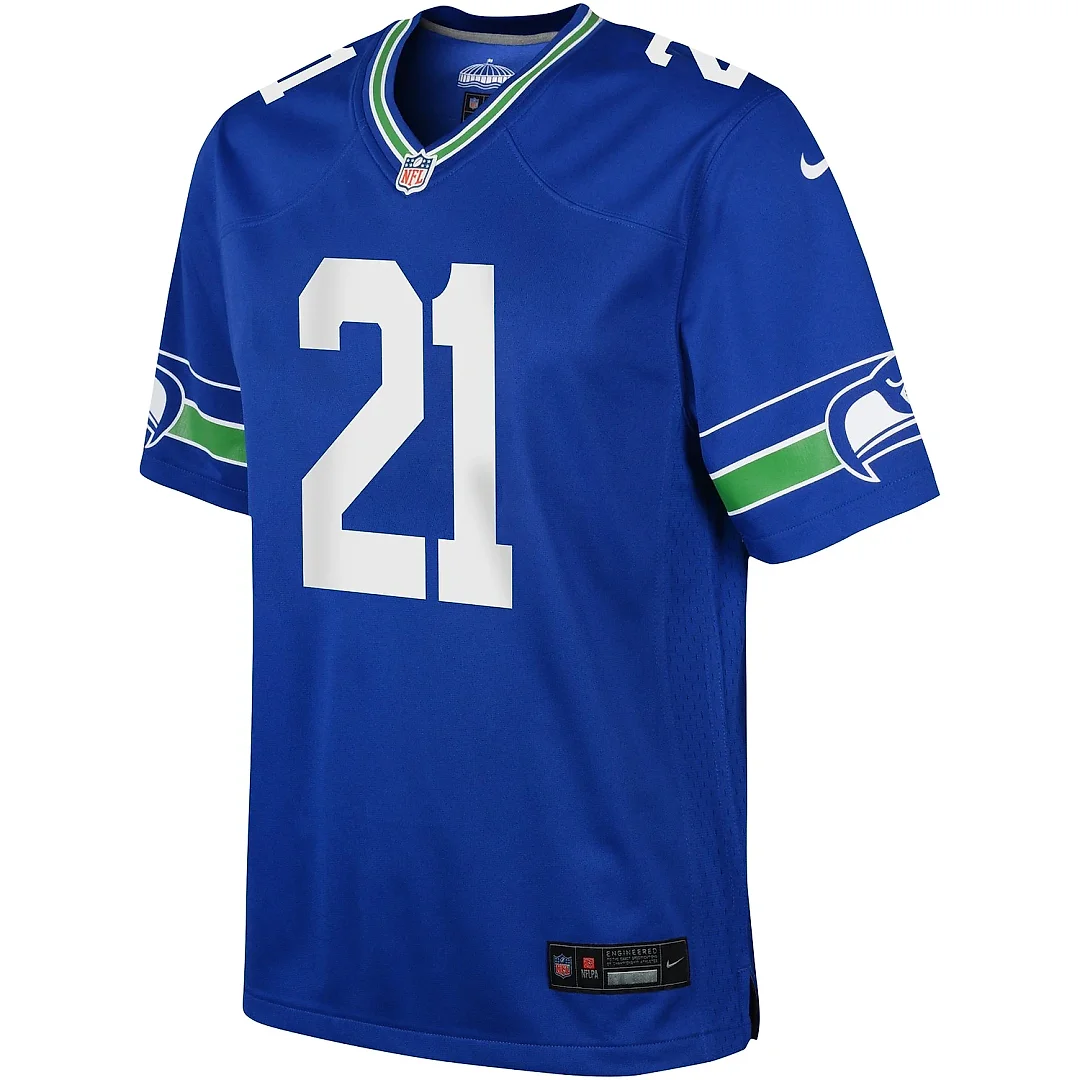 Zennovawear Youth Seattle Seahawks Devon Witherspoon Royal Game Jersey