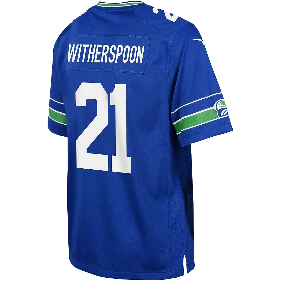 Zennovawear Youth Seattle Seahawks Devon Witherspoon Royal Game Jersey