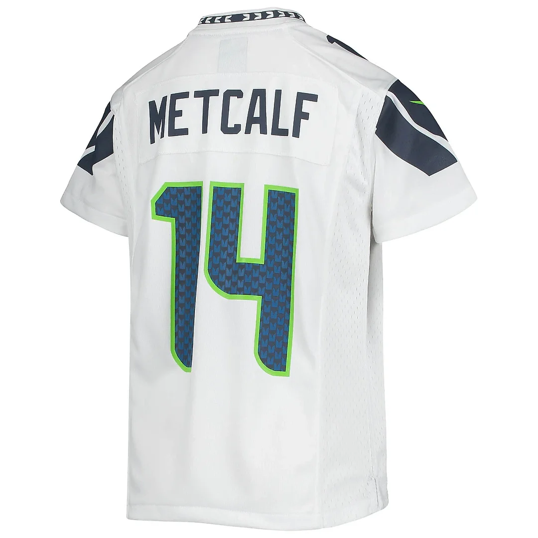 Zennovawear Youth Seattle Seahawks DK Metcalf White Game Jersey