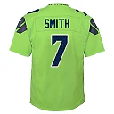Zennovawear Youth Seattle Seahawks Geno Smith Neon Green Alternate Player Game Jersey