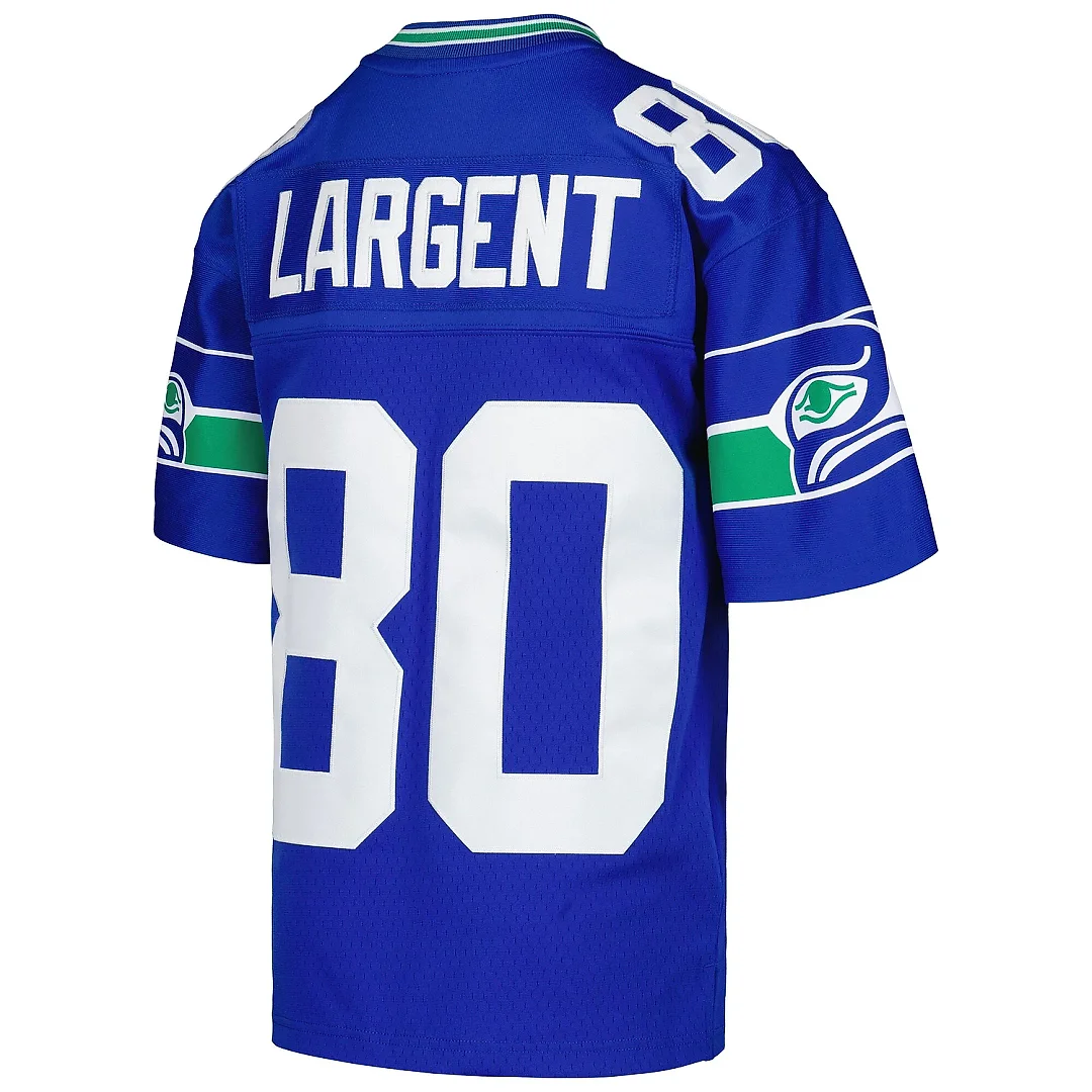 Zennovawear Youth Seattle Seahawks Steve Largent Mitchell & Ness Royal 1985 Retired Player Legacy Jersey