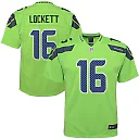Zennovawear Youth Seattle Seahawks Tyler Lockett Neon Green Game Jersey