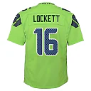 Zennovawear Youth Seattle Seahawks Tyler Lockett Neon Green Game Jersey