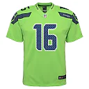 Zennovawear Youth Seattle Seahawks Tyler Lockett Neon Green Game Jersey