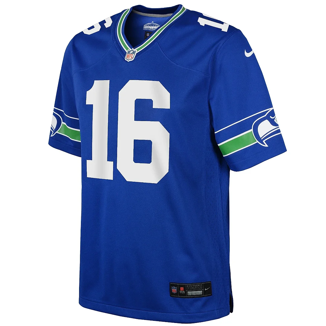 Zennovawear Youth Seattle Seahawks Tyler Lockett Royal Game Jersey