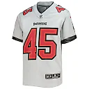 Zennovawear Youth Tampa Bay Buccaneers Devin White Gray Inverted Team Game Jersey