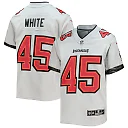 Zennovawear Youth Tampa Bay Buccaneers Devin White Gray Inverted Team Game Jersey