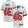 Zennovawear Youth Tampa Bay Buccaneers Devin White Gray Inverted Team Game Jersey
