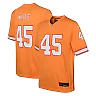 Zennovawear Youth Tampa Bay Buccaneers Devin White Orange Game Jersey