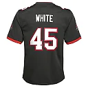 Zennovawear Youth Tampa Bay Buccaneers Devin White Pewter Game Jersey