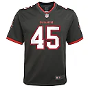 Zennovawear Youth Tampa Bay Buccaneers Devin White Pewter Game Jersey