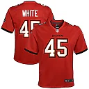 Zennovawear Youth Tampa Bay Buccaneers Devin White Red Game Jersey