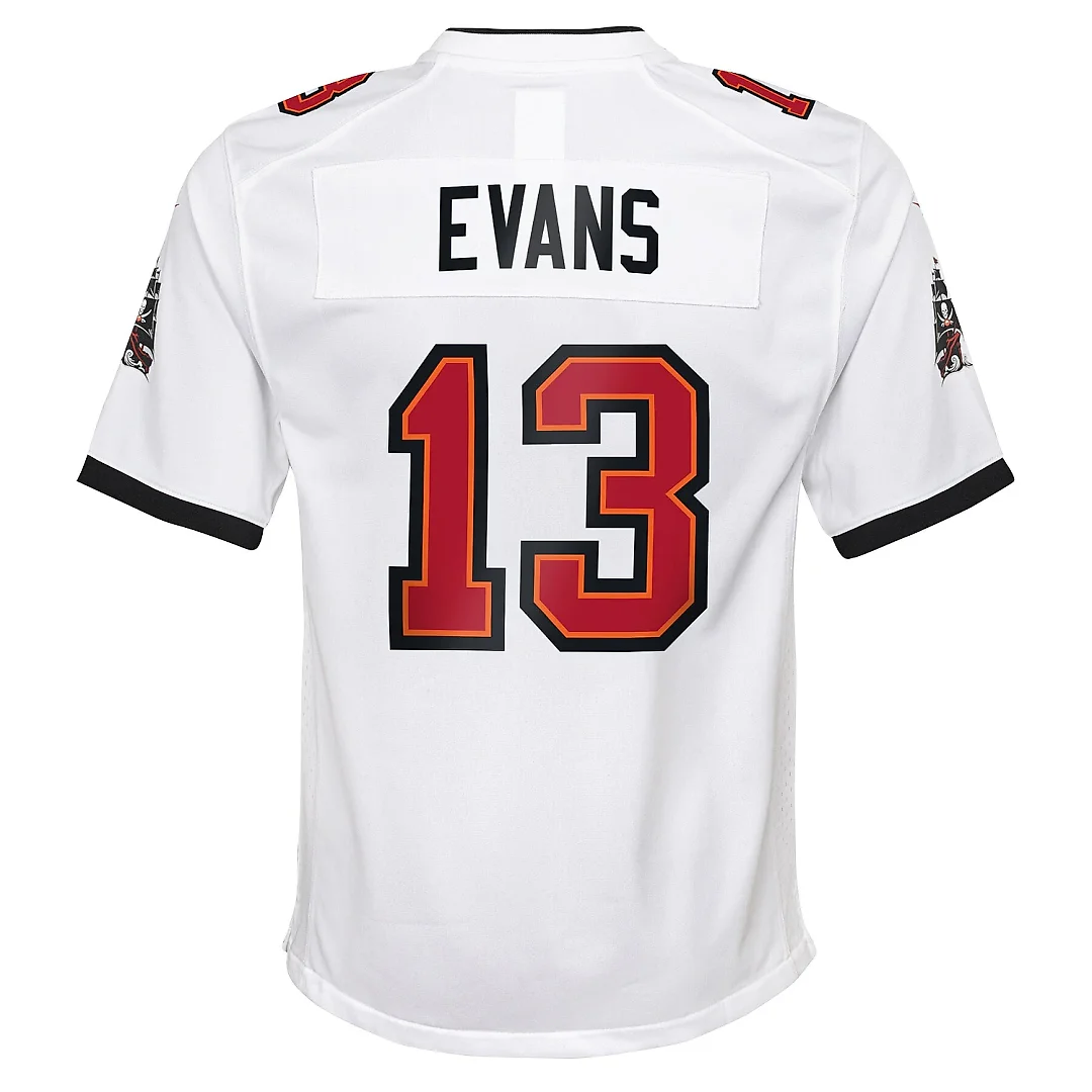 Zennovawear Youth Tampa Bay Buccaneers Mike Evans White Game Jersey