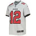 Zennovawear Youth Tampa Bay Buccaneers Tom Brady Gray Inverted Team Game Jersey