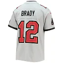 Zennovawear Youth Tampa Bay Buccaneers Tom Brady Gray Inverted Team Game Jersey