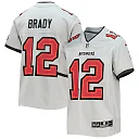 Zennovawear Youth Tampa Bay Buccaneers Tom Brady Gray Inverted Team Game Jersey