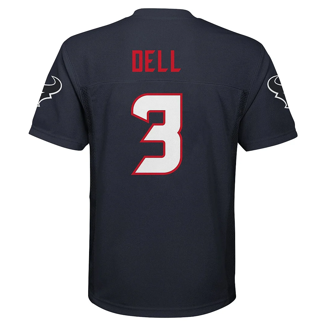 Zennovawear Tank Dell Houston Texans Youth Replica Jersey - Navy
