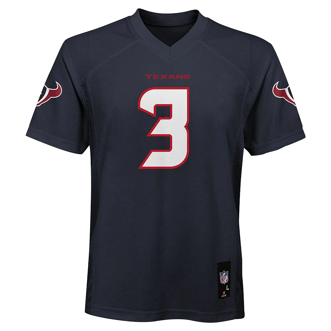 Zennovawear Tank Dell Houston Texans Youth Replica Jersey - Navy
