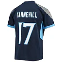 Zennovawear Youth Tennessee Titans Ryan Tannehill Navy Game Jersey