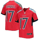 Zennovawear Youth Tennessee Titans Ryan Tannehill Red Inverted Team Game Jersey