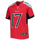 Zennovawear Youth Tennessee Titans Ryan Tannehill Red Inverted Team Game Jersey