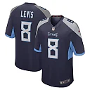 Zennovawear Youth Tennessee Titans Will Levis Navy Game Jersey