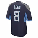 Zennovawear Youth Tennessee Titans Will Levis Navy Game Jersey