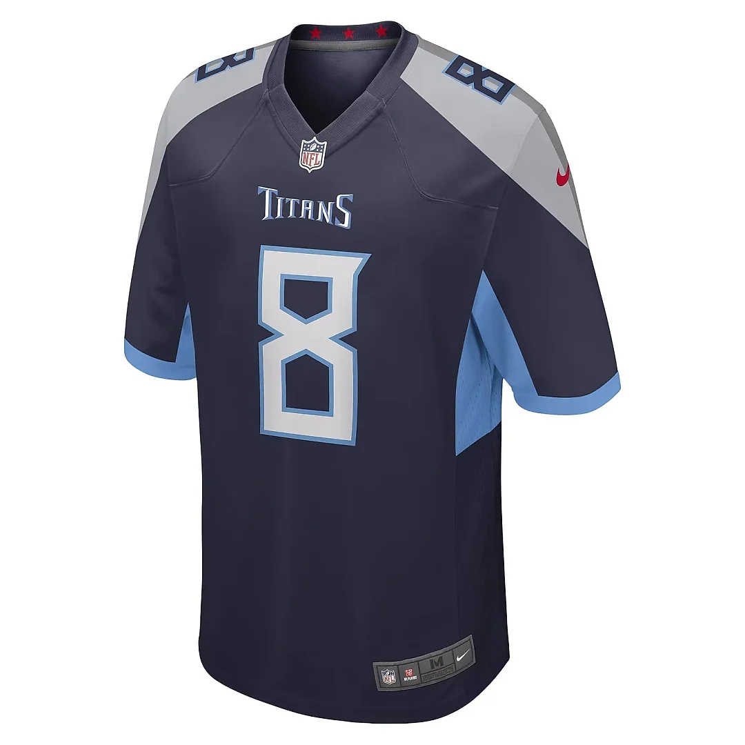 Zennovawear Youth Tennessee Titans Will Levis Navy Game Jersey